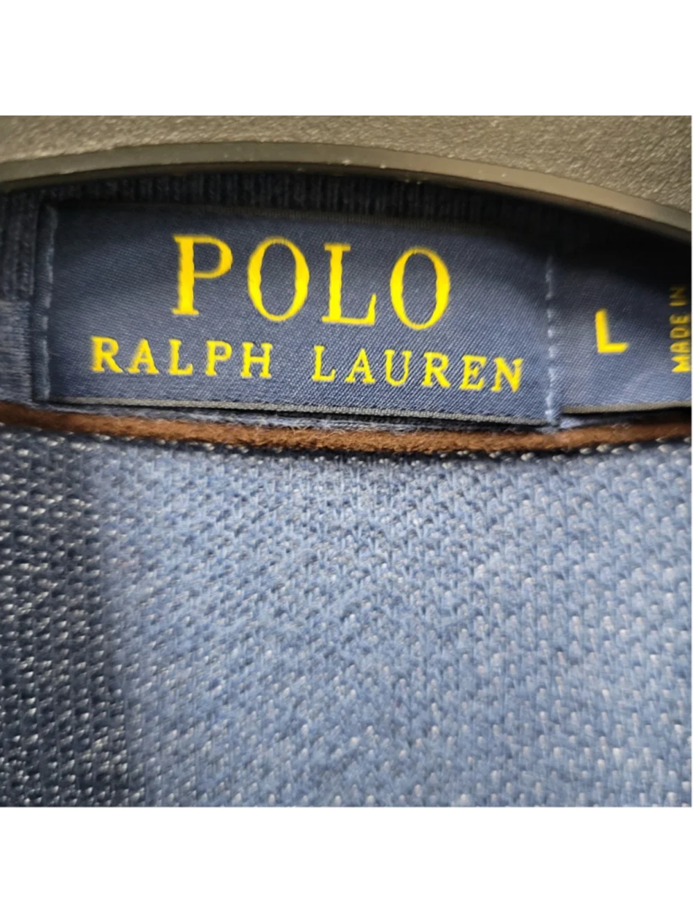 Polo Ralph Lauren Vintage Men Quarter-Zip Long-Sleeves Pullover Sweatshirt Large